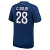 Original Fußballtrikot Paris Saint-Germain Carlos Soler 28 Heimtrikot 2024-25 Für Herren